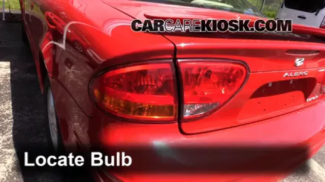 2003 Oldsmobile Alero GL 2.2L 4 Cyl. Coupe (2 Door) Lights Tail Light (replace bulb)